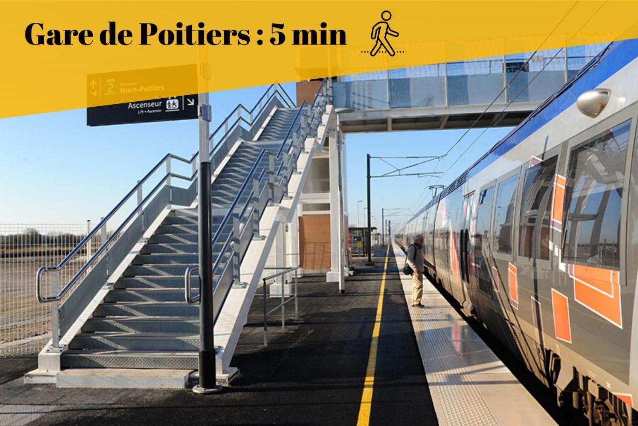 Le Cosy By Goodbnb - Proche Gare - 15Min Futuroscope Poitiers Extérieur photo